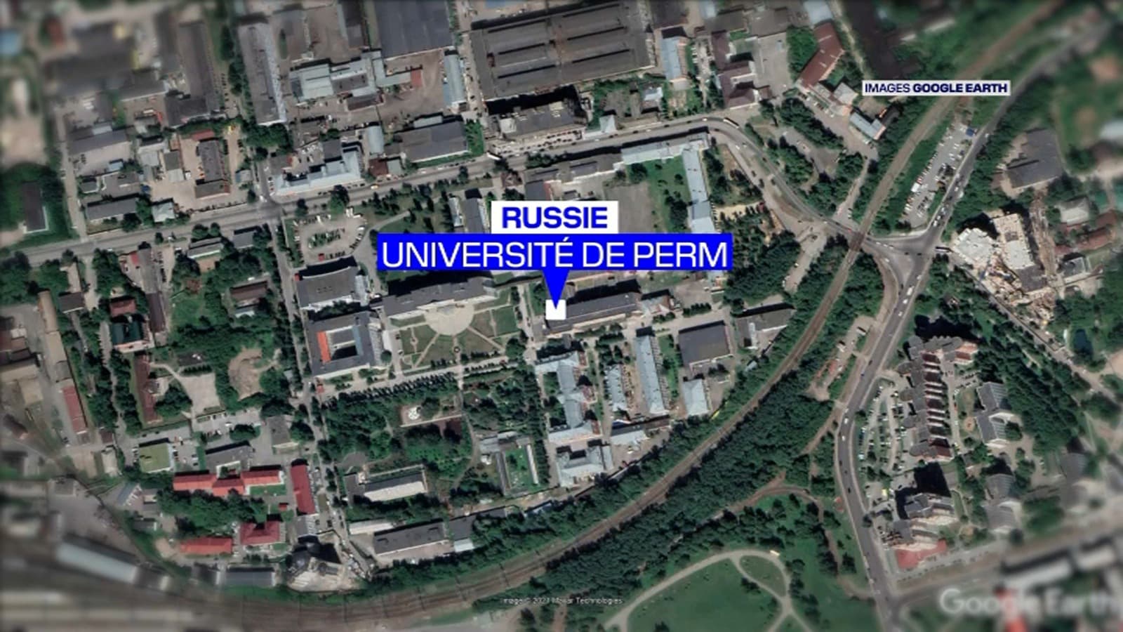 Le tireur a visé l'université de Perm. Le tireur a visé l'université de Perm.