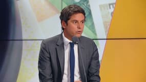 Gabriel Attal le 10 mai 2023 face aux GG sur RMC
