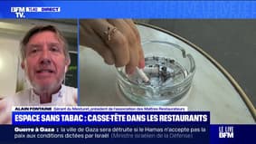 Espace sans tabac: "Ne touchons pas les terrasses de nos bistros"dit Alain Fontaine, directeur de Mesturett