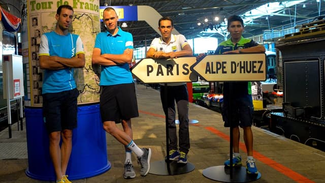 Les "Quatre Fantastiques" au départ du Tour 2015