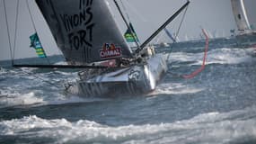 Le voilier Charal sur la Route du Rhum, le 4 novembre 2018