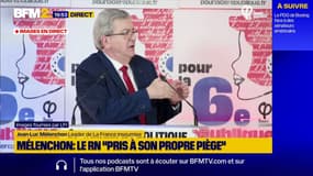 Condamnation de Marine Le Pen: pour Jean-Luc Mélenchon, le RN est "pris à son propre piège"