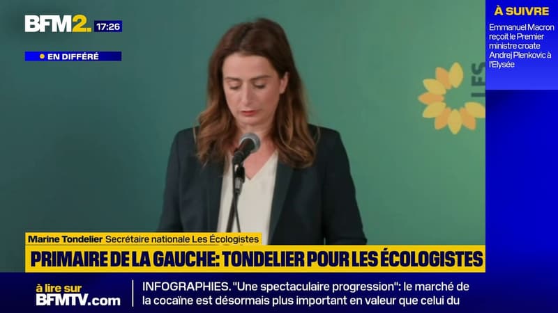 La présidentielle 2027 est "la bataille politique la plus difficile et la plus dangereuse à mener", estime la secrétaire nationale des Écologistes Marine Tondelier