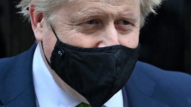 Le Premier ministre britannique Boris Johnson le 19 janvier 2022