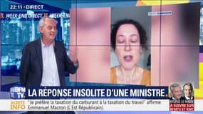 L'image: La réponse insolite d'une ministre