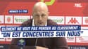 Monaco 3-1 PSG : "On est concentrés sur nous-mêmes", Clement ne veut pas penser au classement