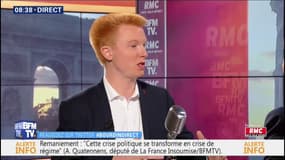 Adrien Quatennens (LFI) est favorable à la création d'un conseil de déontologie du journalisme