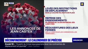 Levée des restrictions de déplacement, retour à l'école... Le calendrier du déconfinement se précise