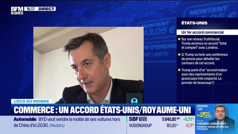 L'éco du monde : D. Trump annonce un tout premier accord commercial - 08/05