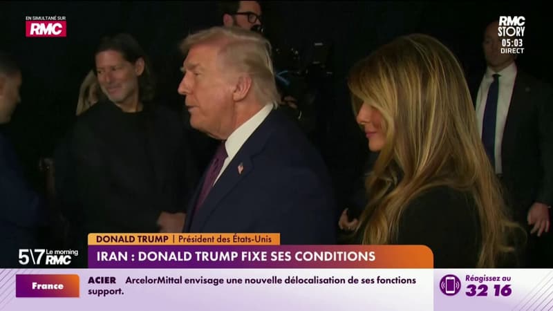 Iran : Donald Trump fixe ses conditions