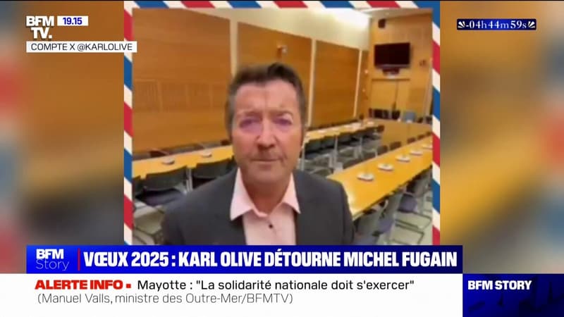 Le député Karl Olive présente ses vSux pour 2025...en musique