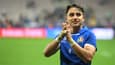 L'arrière italien Ange Capuozzo lors de la victoire de l'Italie contre l'Uruguay en Coupe du monde de rugby le 20 septembre 2023