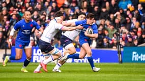 Antoine Dupont avec le XV de France en février 2022