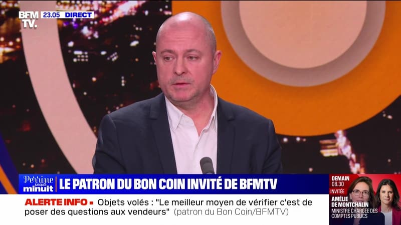 Le patron du Bon Coin invité de BFMTV - 30/01