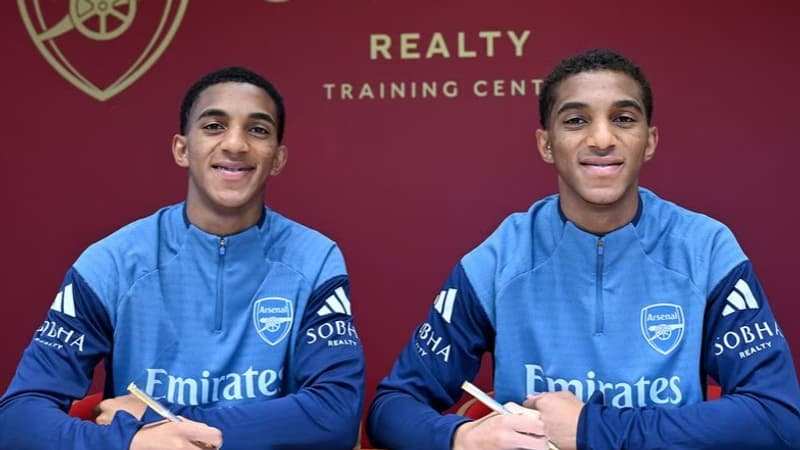 Mercato: Arsenal recrute deux frÃ¨res jumeaux Ã©quatoriens de 16 ans