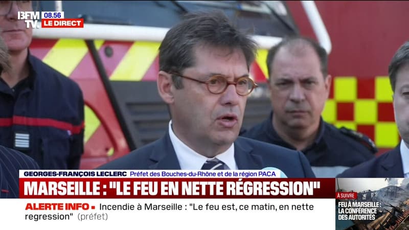 Incendie à Marseille: le préfet des Bouches-du-Rhône indique 