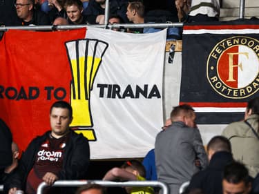 Des supporters du Feyenoord en avril 2022