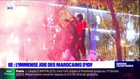 Paris: l'immense joie des supporters Marocains après la qualification en quarts de finale