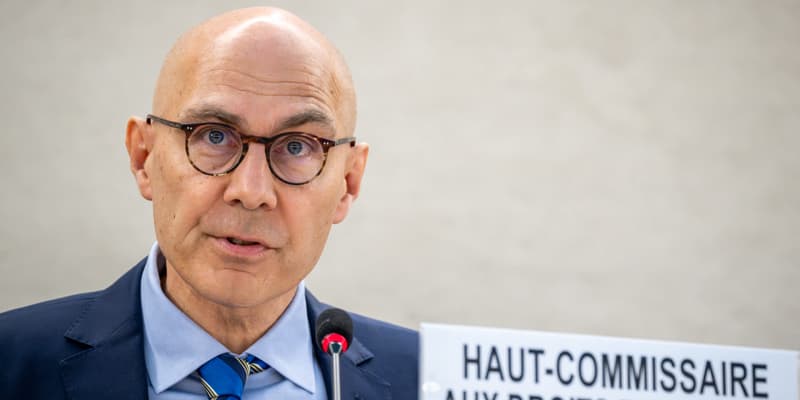 Le Haut-Commissaire de l'ONU aux droits de l'homme, Volker Türk, à Genève le 19 juin 2023.