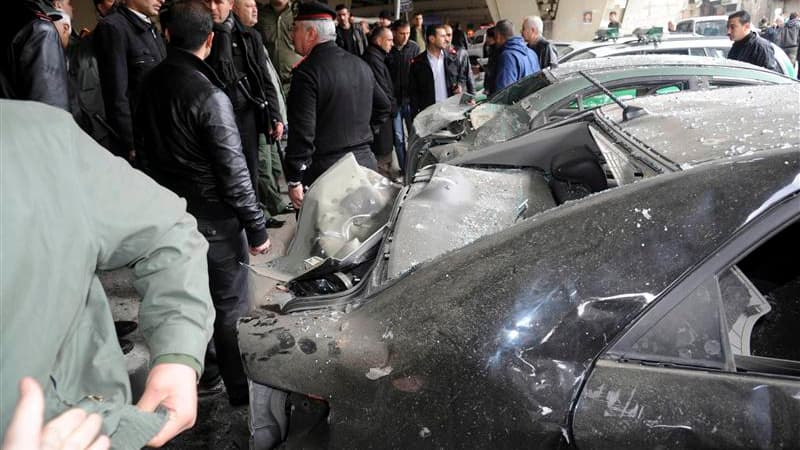 Un attentat suicide a fait 25 morts et 46 blessés vendredi à Damas, selon l'agence de presse officielle Sana et une chaîne de télévision syrienne, Addounia TV. /Photo prise le 6 janvier 2012/REUTERS/Sana