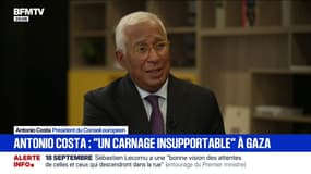 Conflit au Proche-Orient: Israël "utilise la famine comme arme de guerre", estime Antonio Costa, président du Conseil européen
