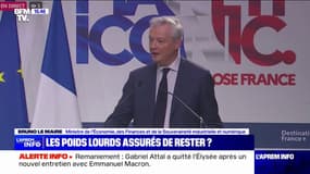 Bruno Le Maire: "Nous avons transformé radicalement l'économie française et nous allons continuer"