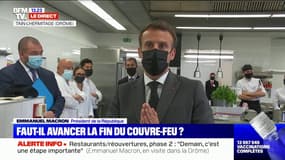 Emmanuel Macron: "Le vaccin est le seul moyen de nous sortir de l'épidémie"