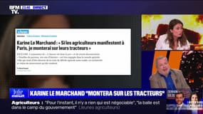 Karine Le Marchand "montera sur les tracteurs" - 25/01