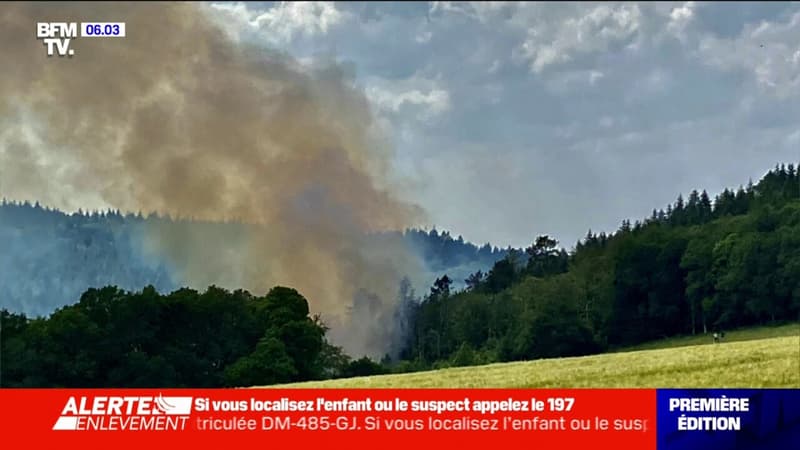 Finistère: l'incendie de Saint-Goazec est maîtrisé, une centaine de pompiers mobilisés
