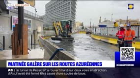 Alpes-Maritimes: matinée galère sur les routes du département après des intempéries