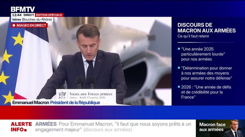 Selon Emmanuel Macron, le Service National vient “renforcer le pacte armée-nation” et permet “de donner à nos armées des compétences”
