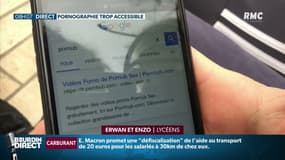 Accès à la pornographie: "Même les vidéos les plus harcores on peut les trouver super facilement"