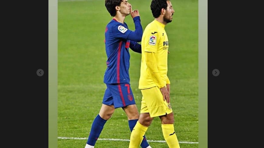 Renan Lodi répond à la célébration de Joao Felix contre Villarreal Renan Lodi répond à la célébration de Joao Felix contre Villarreal