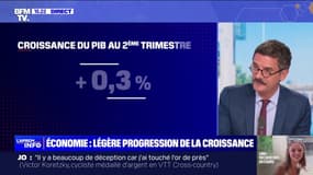 Croissance: une légère progression au 2e trimestre