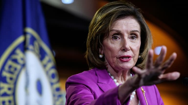 Nancy Pelosi au Capitole à Washington, le 28 juillet 2021