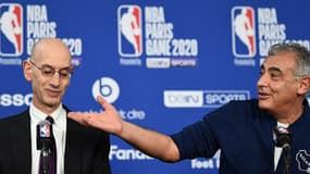 Adam Silver et Marc Lasry
