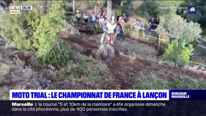 Lançon-Provence: pas de victoire pour le local Alexandre Ferrer au championnat de France de moto trial