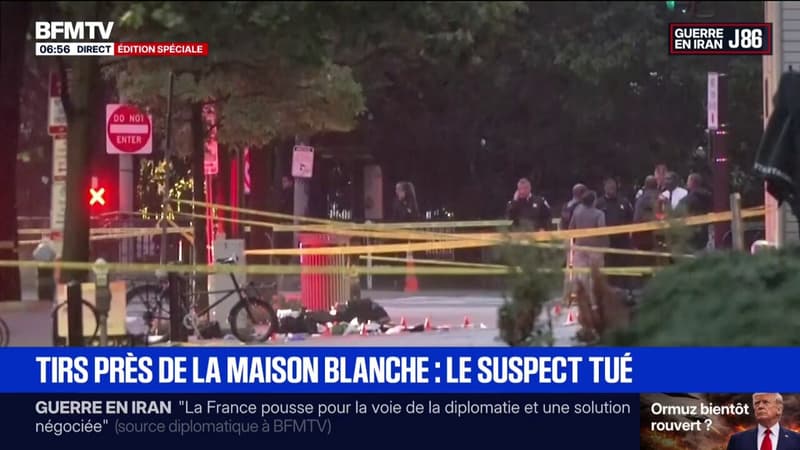 Coups de feu près de la Maison Blanche: Donald Trump affirme que le tireur "avait des antécédents de violence"