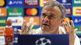 Luis Enrique en conférence de presse avant Arsenal-PSG, le 28 avril 2025.