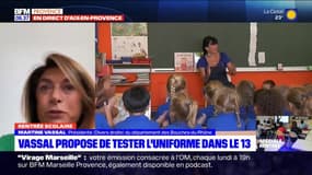 Bouches-du-Rhône: Martine Vassal favorable au port de l'uniforme à l'école