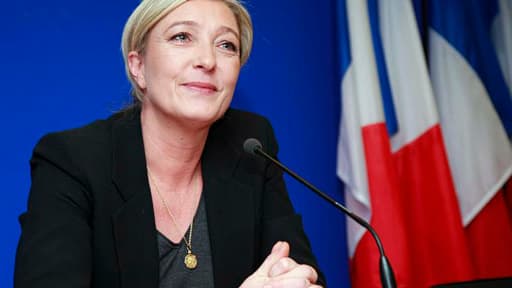 Marine Le Pen, présidente du FN