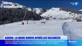 Auron: la neige de retour sur les pistes pour le plus grand bonheur des skieurs