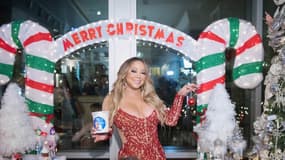 Mariah Carey, en mère Noel, en septembre 2017