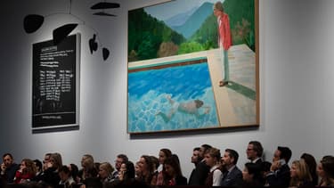La tableau de David Hockney, "Portrait of an Artist (Pool with two figures)" a été vendu le 15 novembre 2018 pour plus de 90 millions de dollars.