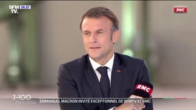 Emmanuel Macron à 100 jours des JO: "On va tout faire pour avoir une trêve olympique"
