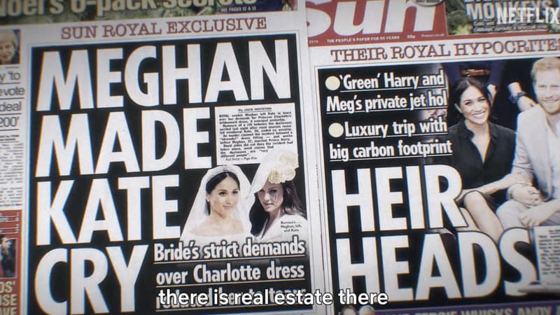 Image extraite du documentaire Netflix, "Harry & Meghan"