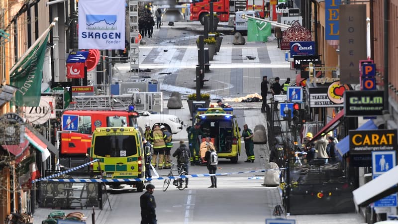 L'attaque s'est déroulée dans un quartier commerçant très fréquenté de Stockholm. 