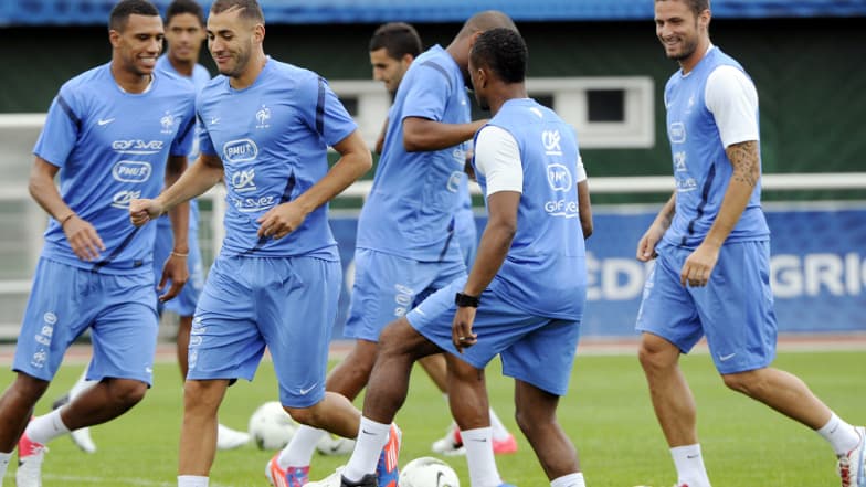 Karim Benzema et Olivier Giroud