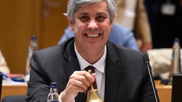 Mario Centeno, le président de l'Eurogroupe.