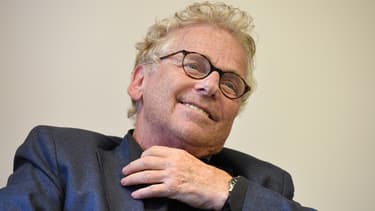 Daniel Cohn-Bendit lors d'une conférence de presse le 6 mai 2014.